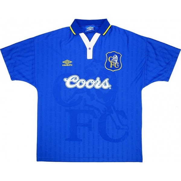 Camiseta Chelsea Replica Primera Ropa ML Retro 1997 Azul